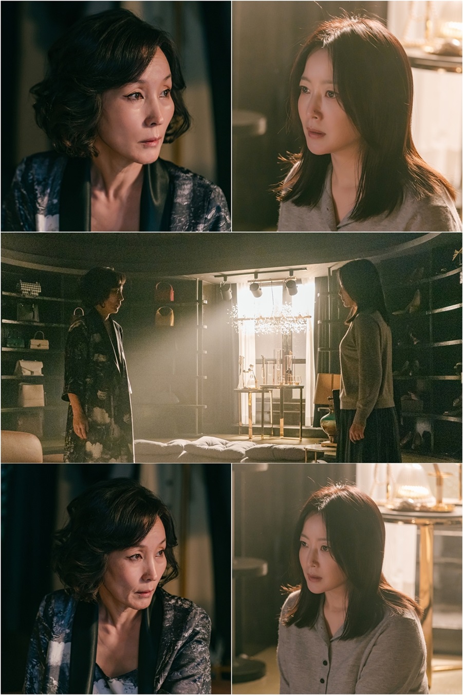 [정보/소식] '우리, 집' 김희선·이혜영, 불길함 고조시키는 '칼날 눈빛 격돌' 현장 | 인스티즈