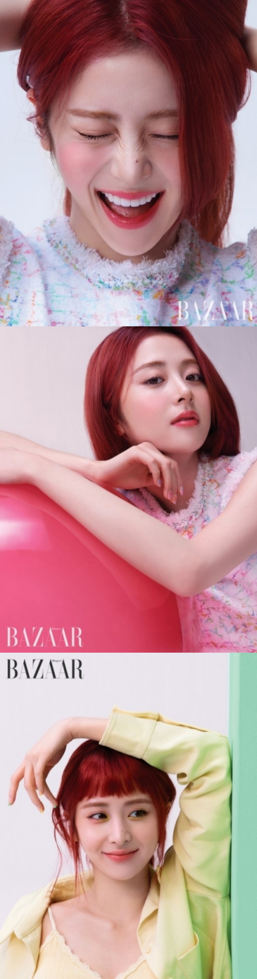 [정보/소식] 르세라핌 허윤진, 생기 발랄 비주얼..러블리한 순간들[화보] | 인스티즈