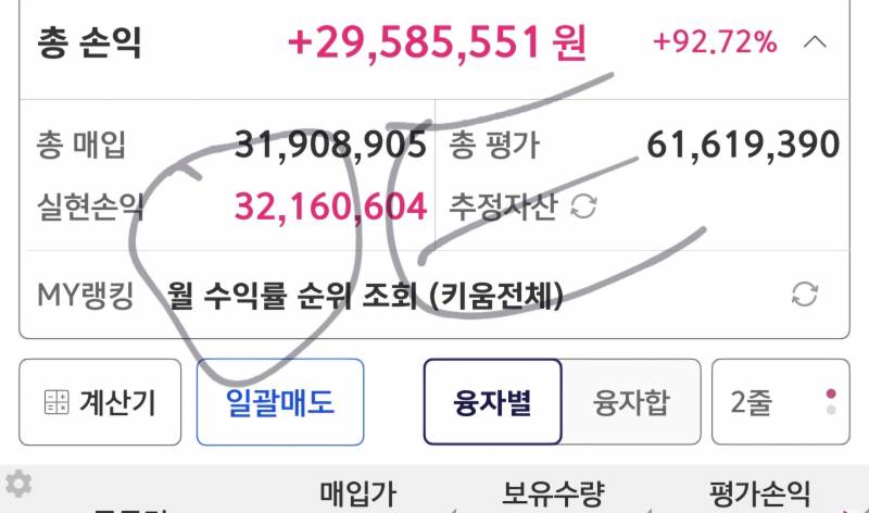[국내주식] 오늘자...수익.... | 인스티즈
