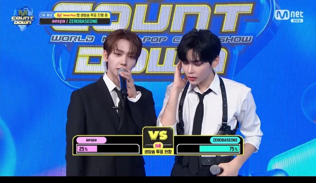 [정보/소식] 현재 엠카 투표 현황 제베원 75%vs에스파 25% | 인스티즈