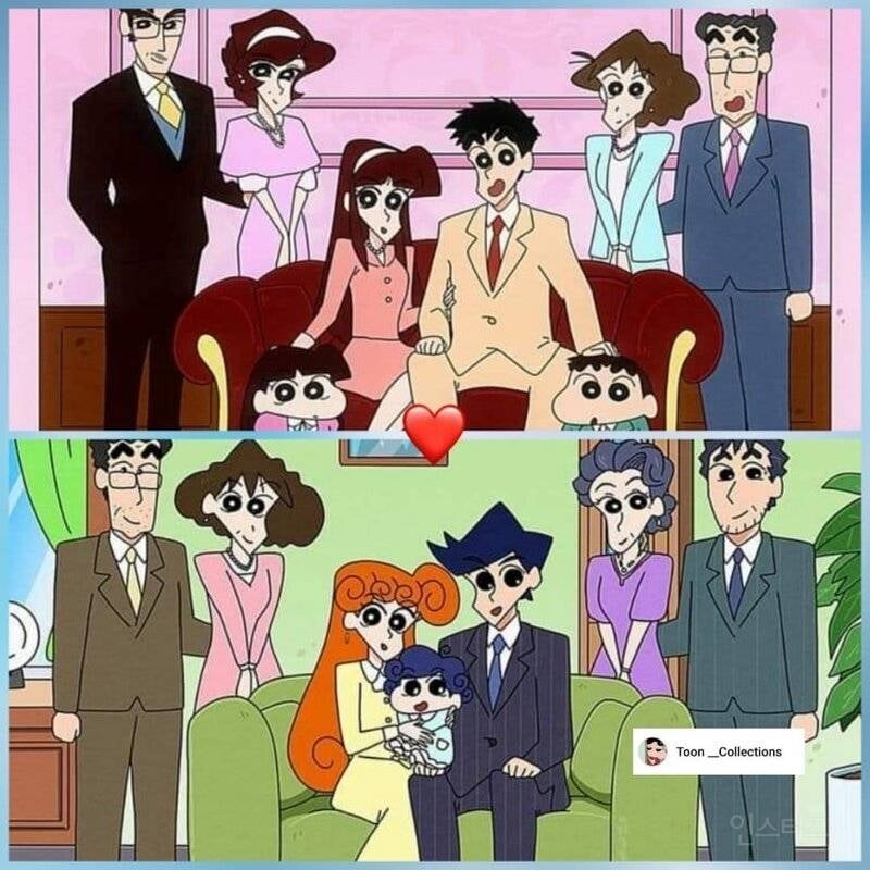 결혼한 짱구와 짱아 가족사진.jpg | 인스티즈