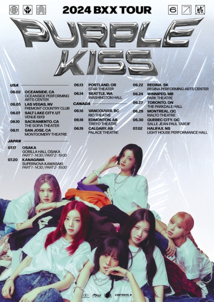 [정보/소식] 퍼플키스, 美 오션사이드서 월드투어 포문 | 인스티즈