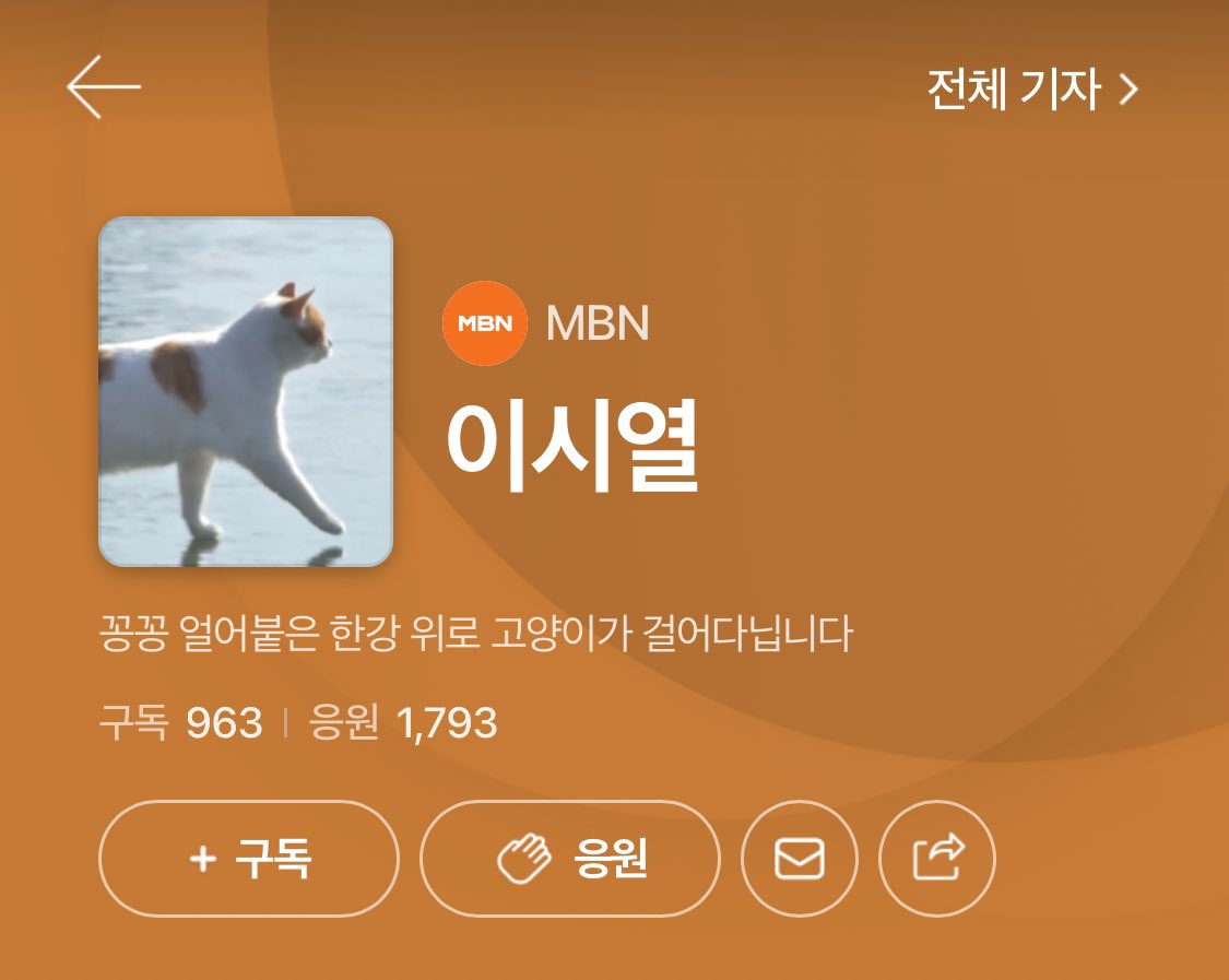 [잡담] 와 한강꽁꽁고양이 기자님 명함이래ㅠㅠㅠ | 인스티즈