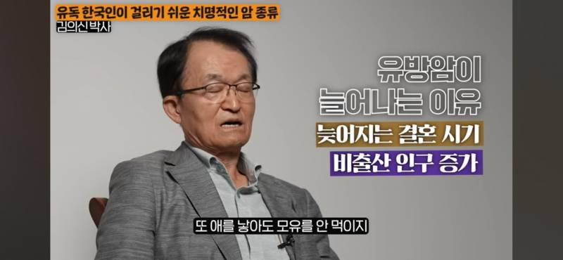 [잡담] 요즘 유방암 난소암 많아진 이유 | 인스티즈