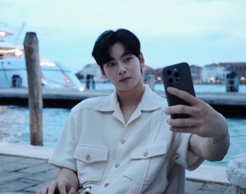 쇼메 왕자 아니냐는 오늘자 차은우.jpg | 인스티즈