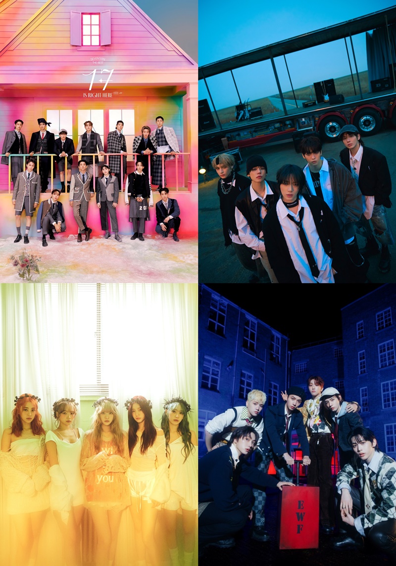 [정보/소식] 세븐틴·TXT·르세라핌, '오리콘 2024 상반기 앨범 랭킹' 톱10 등극 | 인스티즈