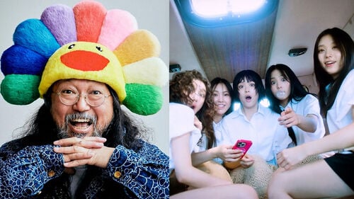 [정보/소식] 뉴진스와 콜라보한 무라카미 다카시의 꽃 | 인스티즈