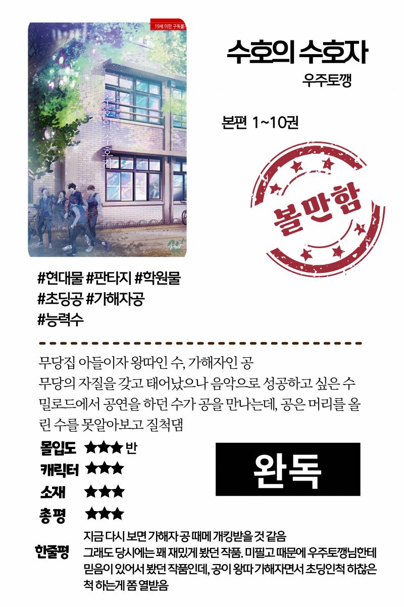 [후기] 심심해서 지금까지 봤던 소설들 리뷰했어 1 | 인스티즈