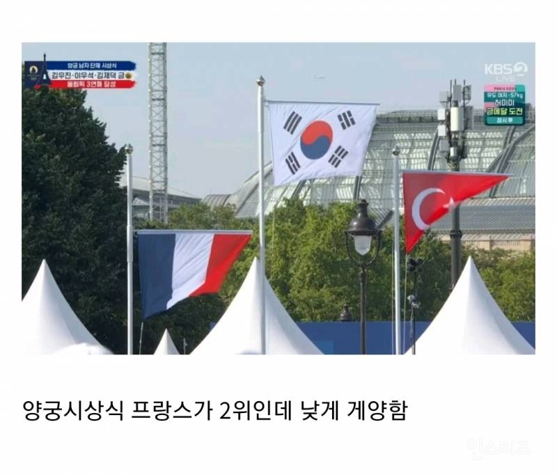 하다하다 본인들 국기도 잘못 다는 파리올림픽... | 인스티즈