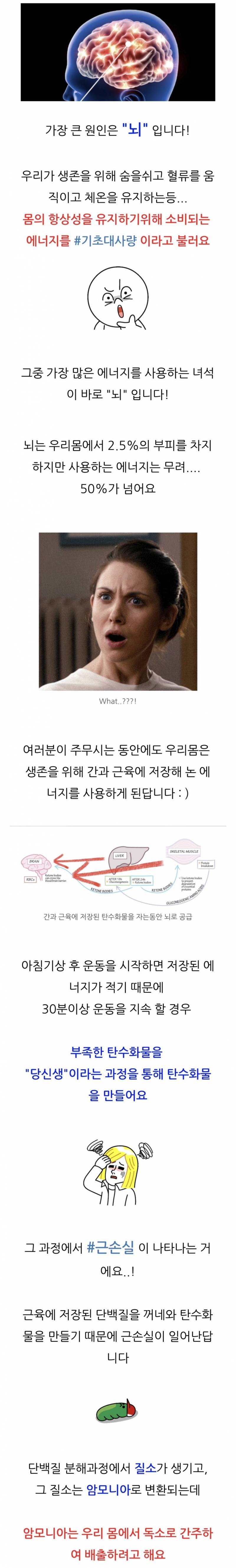 공복운동 넘 열심히 하지마라 왜냐면 내가 콩팥 망가져서 병원 입원했었다 | 인스티즈