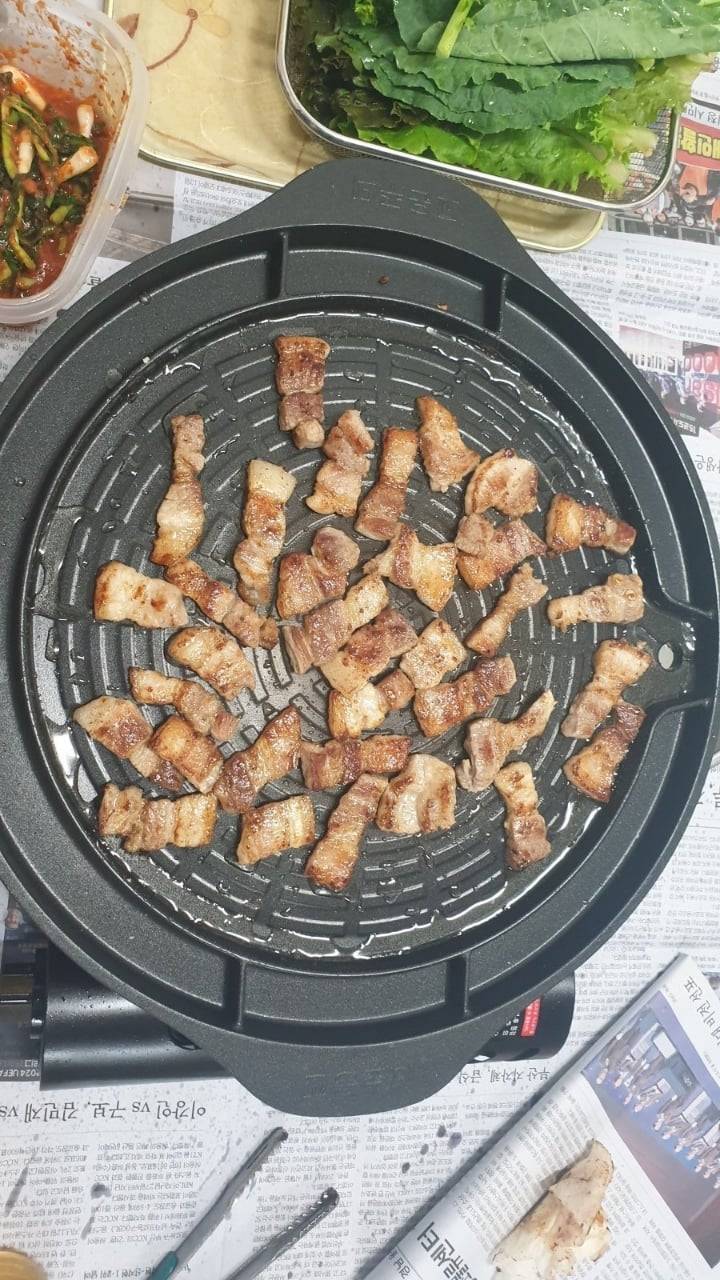 삼겹살 잘못 자른건지 한번 봐주세요 | 인스티즈