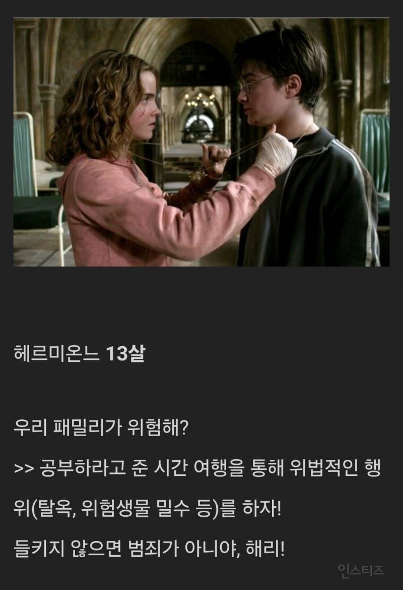 해리포터 좋아하면 납득되는 헤리미온느가 그리핀도르 인 이유 | 인스티즈