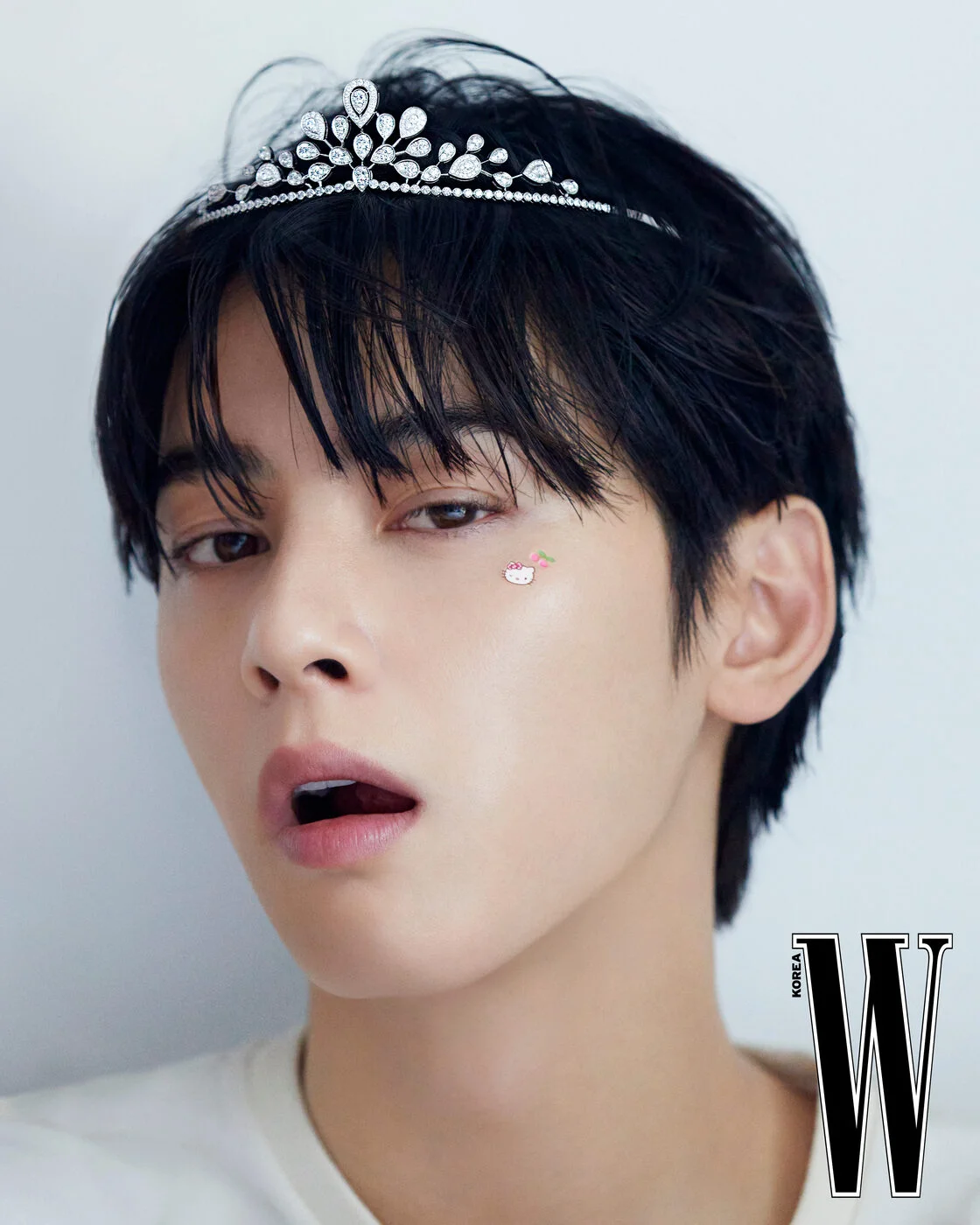 얼굴에 헬로키티 붙인 고자극 차은우.jpg | 인스티즈