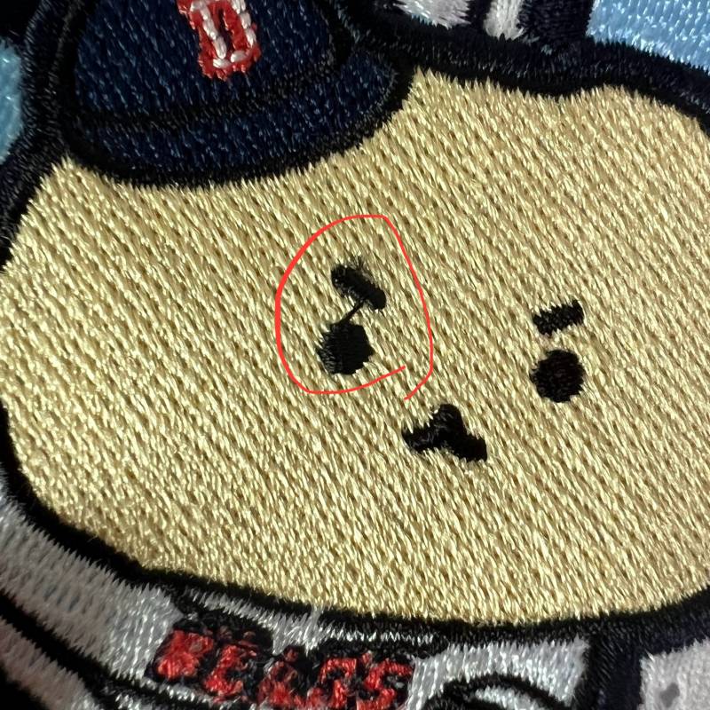 [잡담] 혹시 망곰이 유니폼 중에 실밥 제거(?)해본 도리 있니?! | 인스티즈