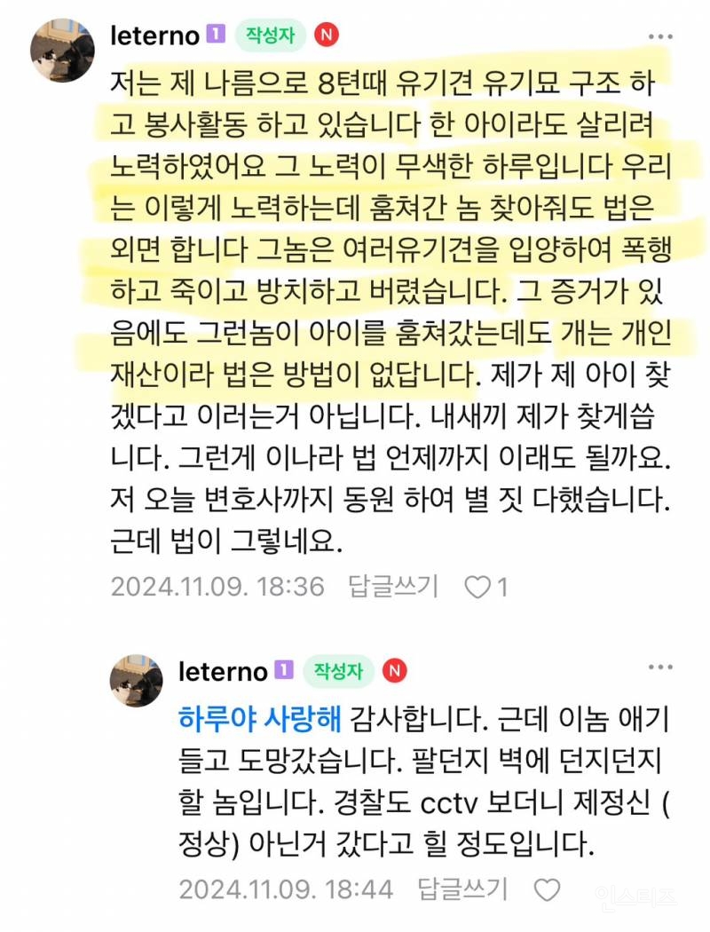 젊은 남자가 할아버지랑 산책 중인 강아지 납치함.jpg | 인스티즈