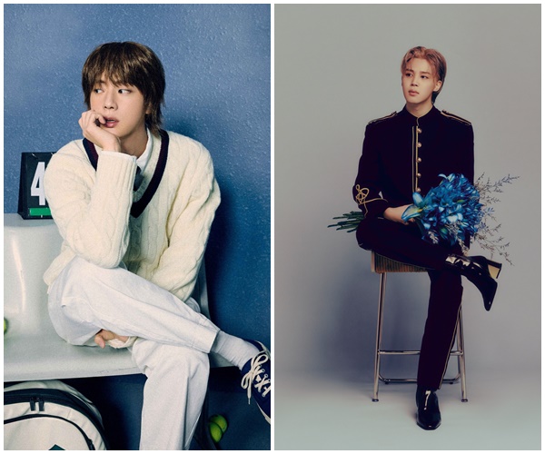[정보/소식] 방탄소년단 진·지민, 英 오피셜차트 연속 진입...정국·뷔도 차트인 | 인스티즈