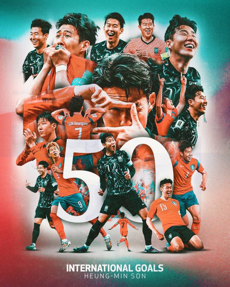 [정보/소식] 🎉손흥민 A매치 50골 달성🎉 | 인스티즈