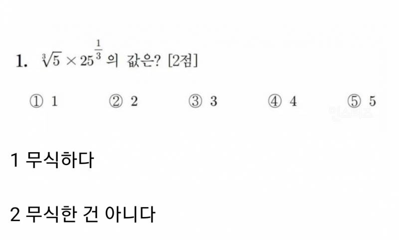 [잡담] 이 수학문제 못 풀면 무식한 거야? | 인스티즈