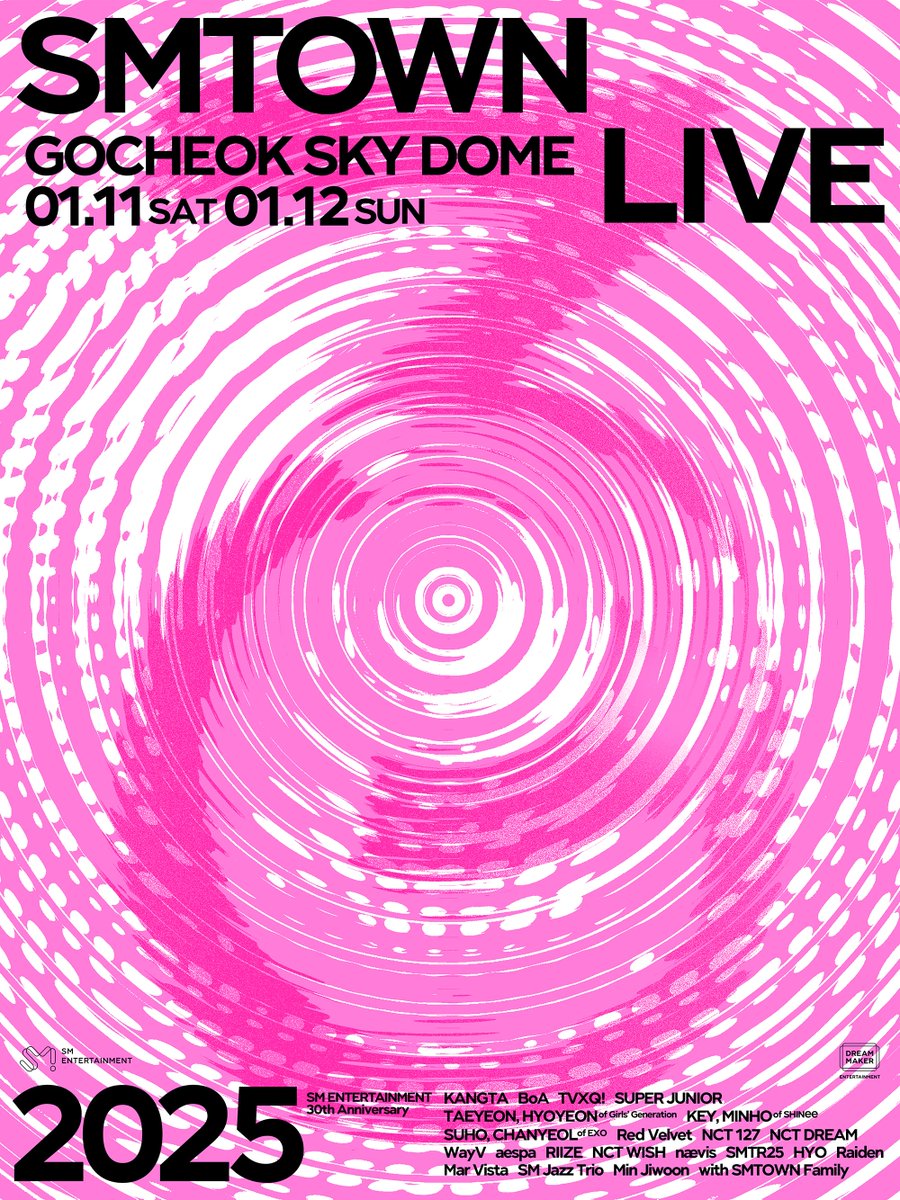 [정보/소식] SMTOWN LIVE 2025 in SEOUL OFFICIAL LINE-UP | 인스티즈