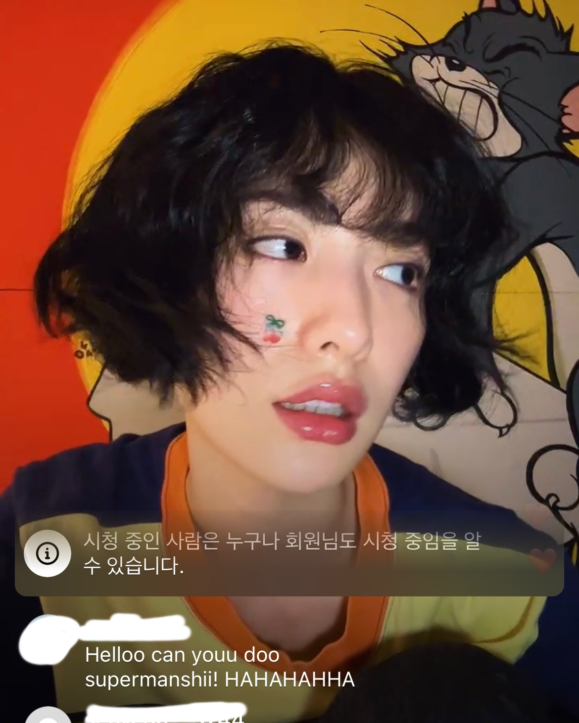 [잡담] 나나 인스타 라이브하길래 들어갔는데 얼굴 살벌하다 | 인스티즈