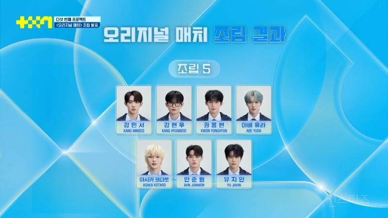 JTBC 남돌 서바이벌 <프로젝트 7> 2차 합탈식 순위 | 인스티즈