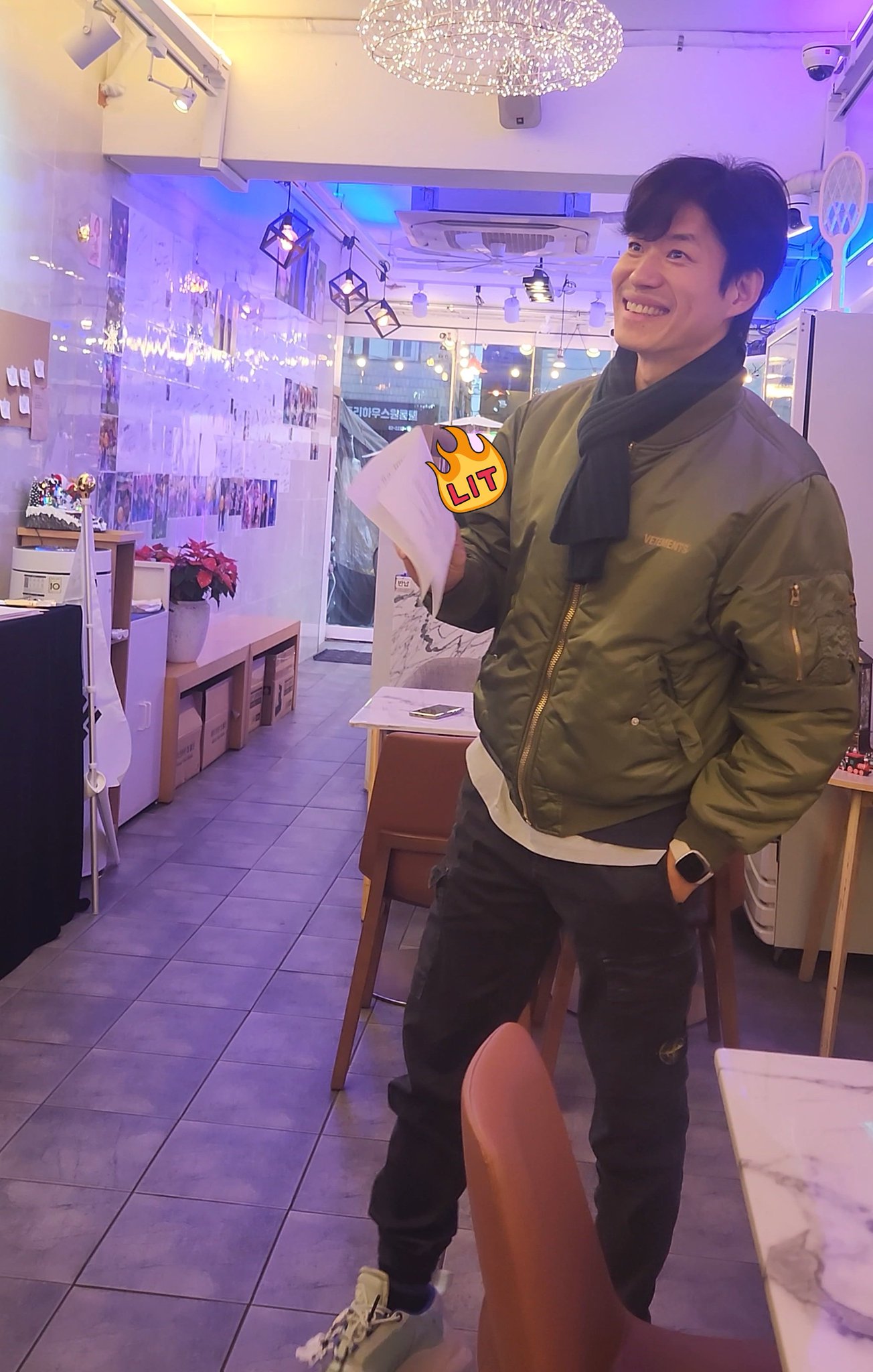 와 며칠 전 생일 카페 온 유준상이래 | 인스티즈