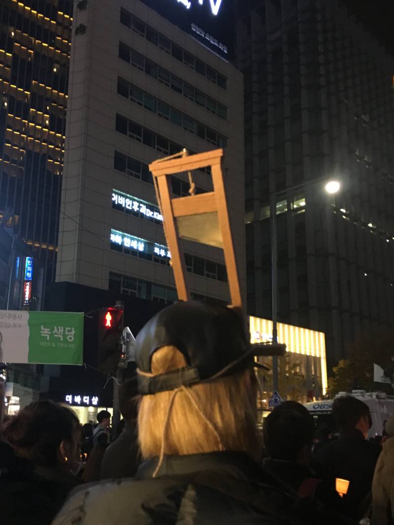 [잡담] 나라가 뒤집어져서 개빡쳐서 뛰쳐나온 와중에 깃발들 진짜 웃기네 | 인스티즈