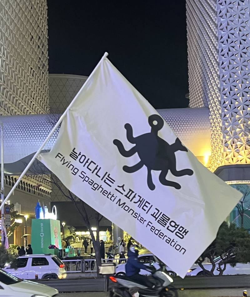 [잡담] 나라가 뒤집어져서 개빡쳐서 뛰쳐나온 와중에 깃발들 진짜 웃기네 | 인스티즈