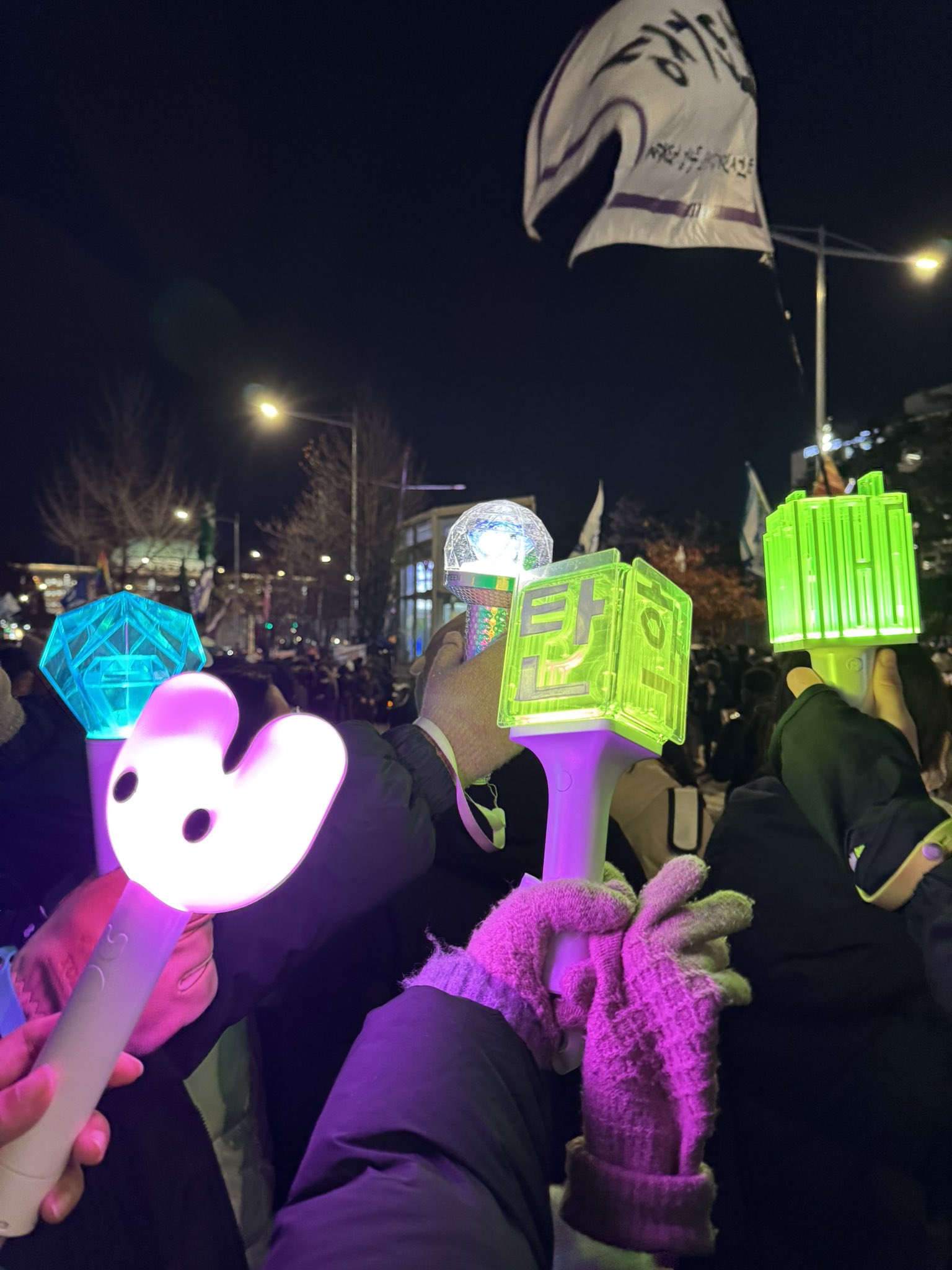 [정리글] 탄핵 시위 나온 응원봉들 모음 | 인스티즈