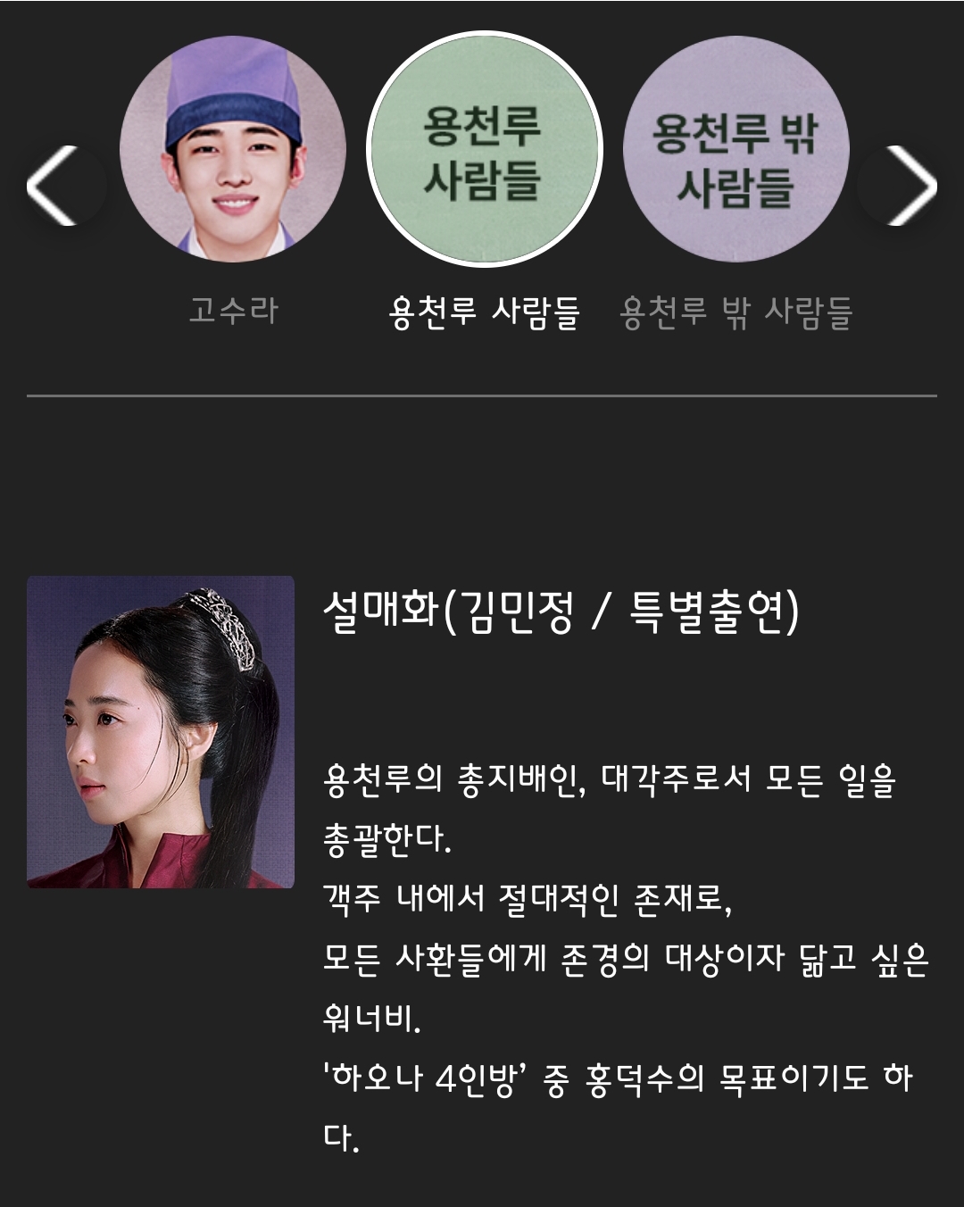 [정보/소식] 체크인한양 공홈 캐릭터소개&인물관계도 | 인스티즈