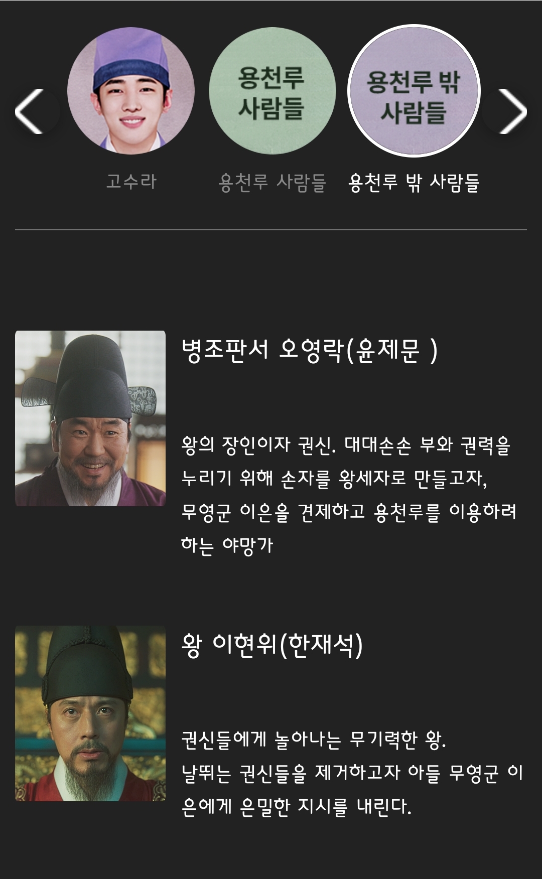 [정보/소식] 체크인한양 공홈 캐릭터소개&인물관계도 | 인스티즈