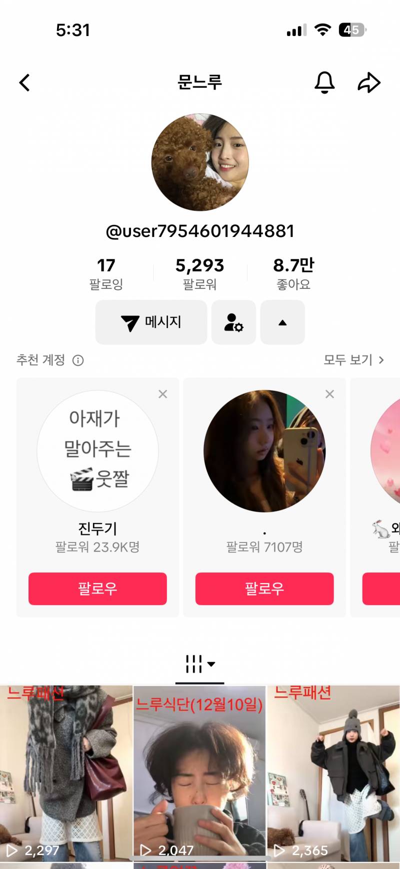 [잡담] 내가 요즘 즐겨 보는 틱톡 계정 | 인스티즈