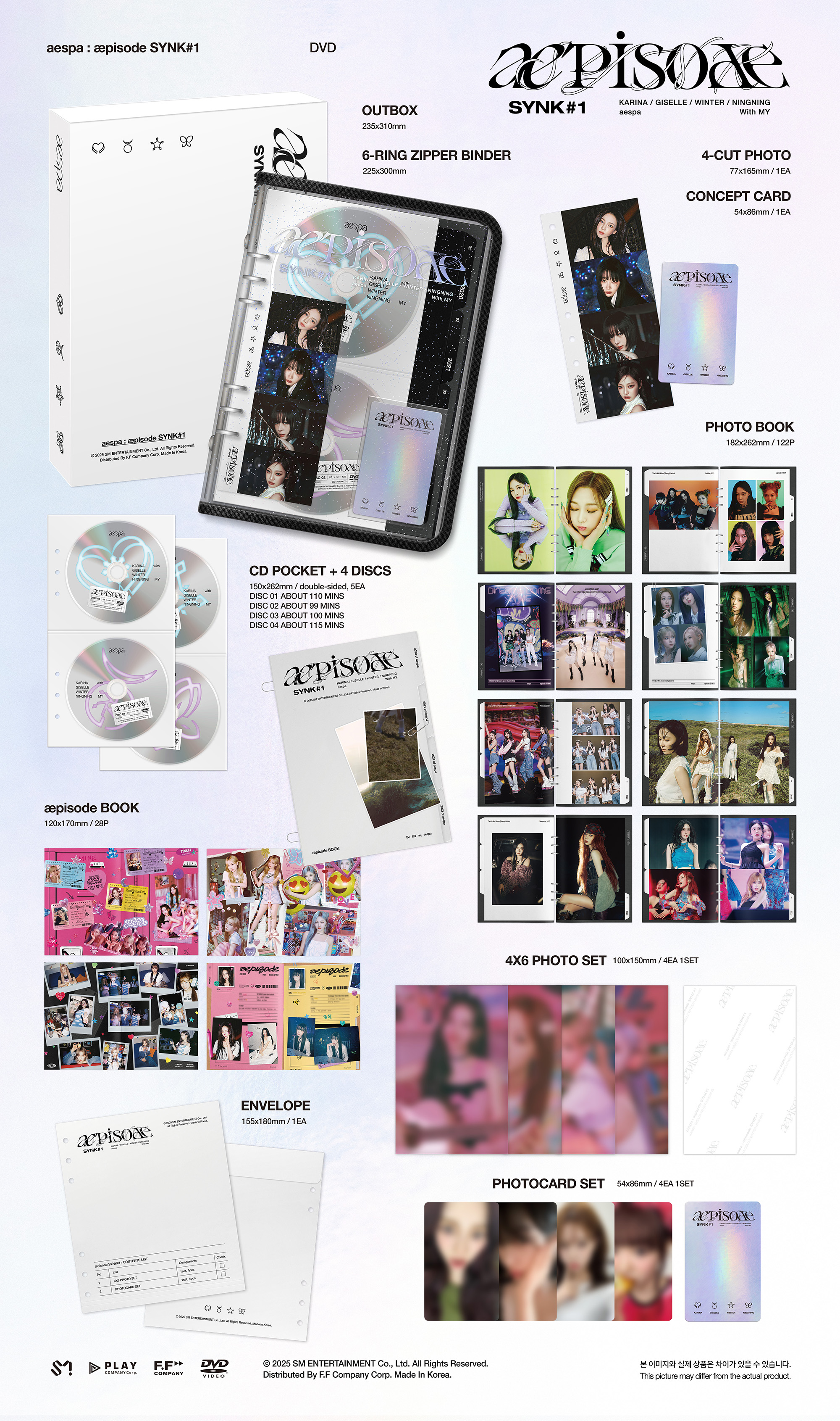 [정보/소식] 에스파 æpisode SYNK#1 DVD/블루레이/디지털코드 사양 | 인스티즈
