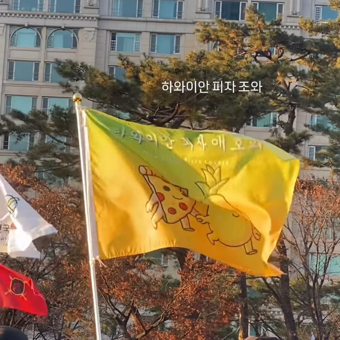 [정보/소식] 남태령 마을회관 화장실 갔다가 복귀하는 길인데 경찰들 대화 들음. 정확하게 들었습니다. "깃대 깃발 있는지 검열해라. 개인 아니고 단체, 집단이면 확인해라” | 인스티즈