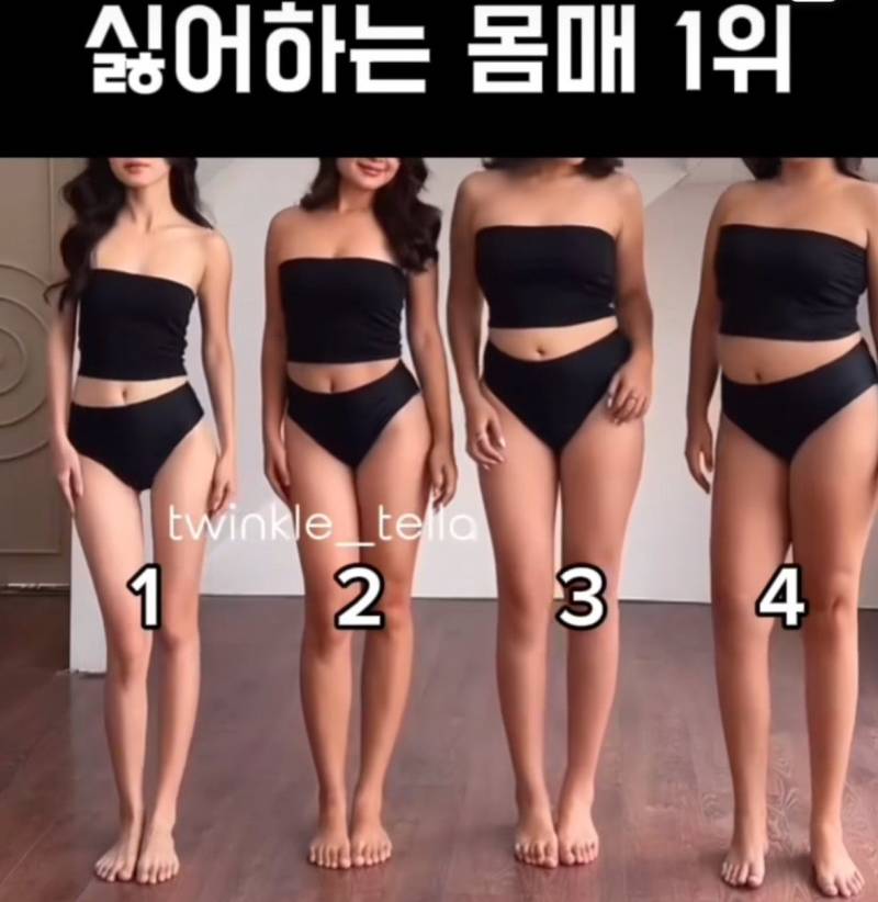 [잡담] 현실적으로 남자들은 1같은 몸매 스타일 젤 좋아하지? | 인스티즈