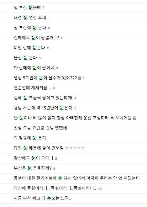 [잡담] 눈온다고 하려고 했는데 익들 다 똑같음 ㅋㅋㅋㅋ | 인스티즈