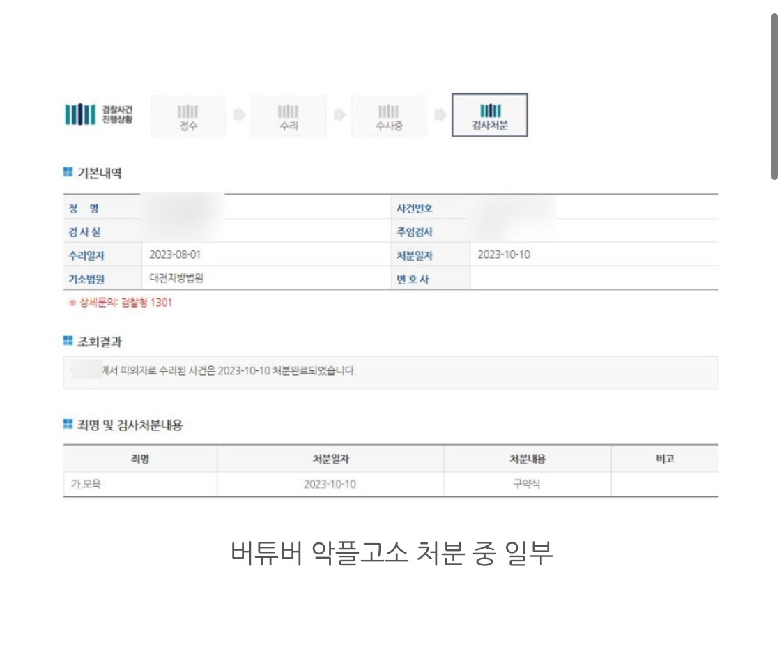 [마플] 버튜버 실제 고소 사례 보는데 | 인스티즈