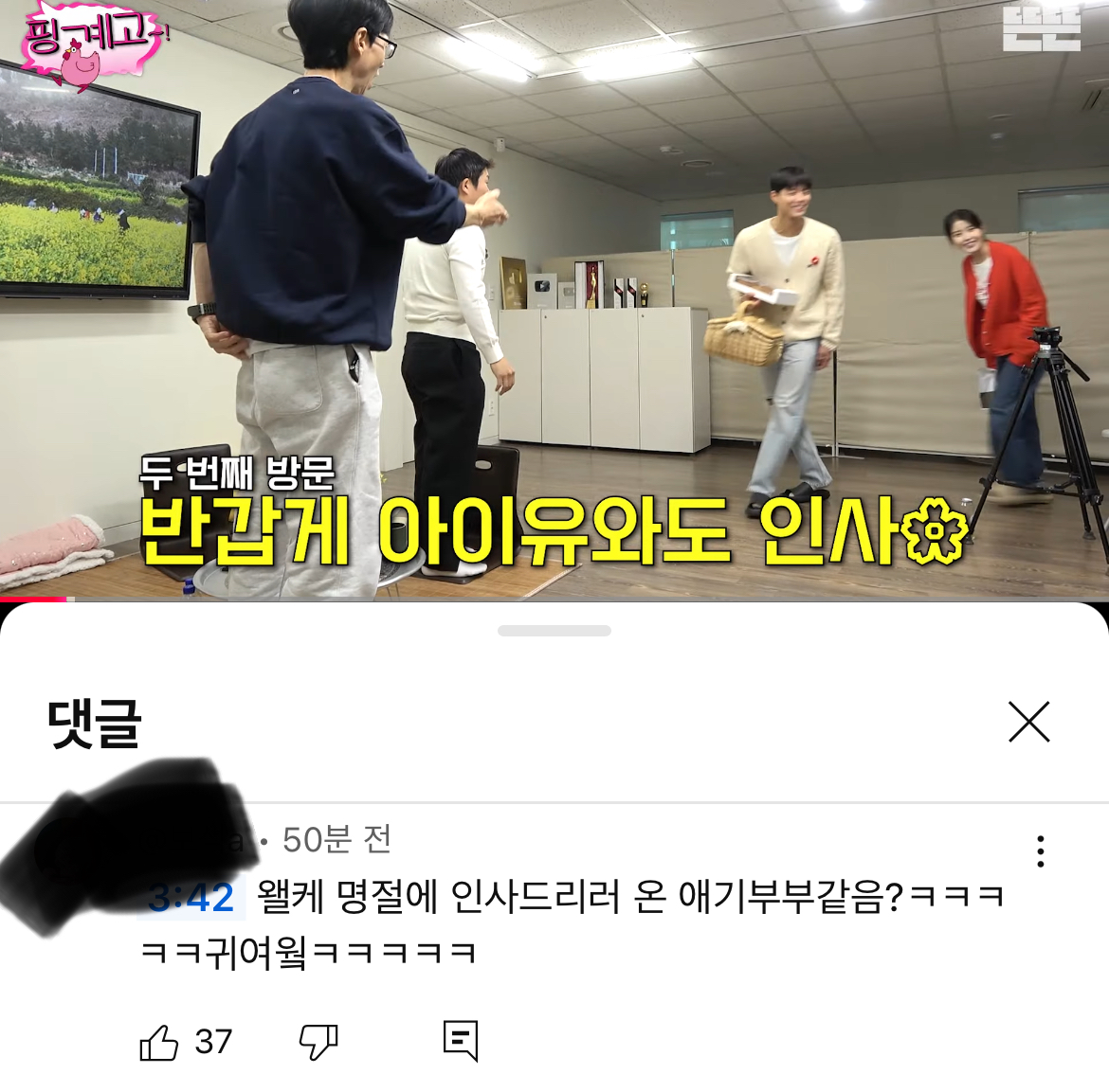 [잡담] 핑계고 폭싹즈 아이유 박보검 이 댓글 너무 공감 | 인스티즈