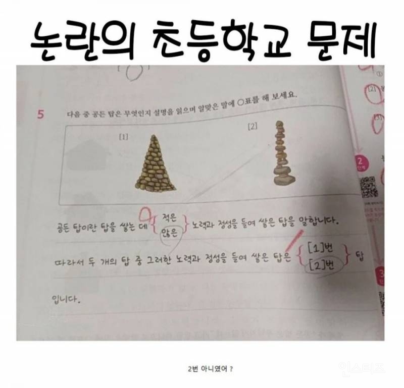 논란의 초등학교 문제 | 인스티즈