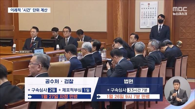 지금껏 '날'로 계산하다 윤석열 구속 후 갑자기 '시간'으로 계산하겠다는 법원 | 인스티즈
