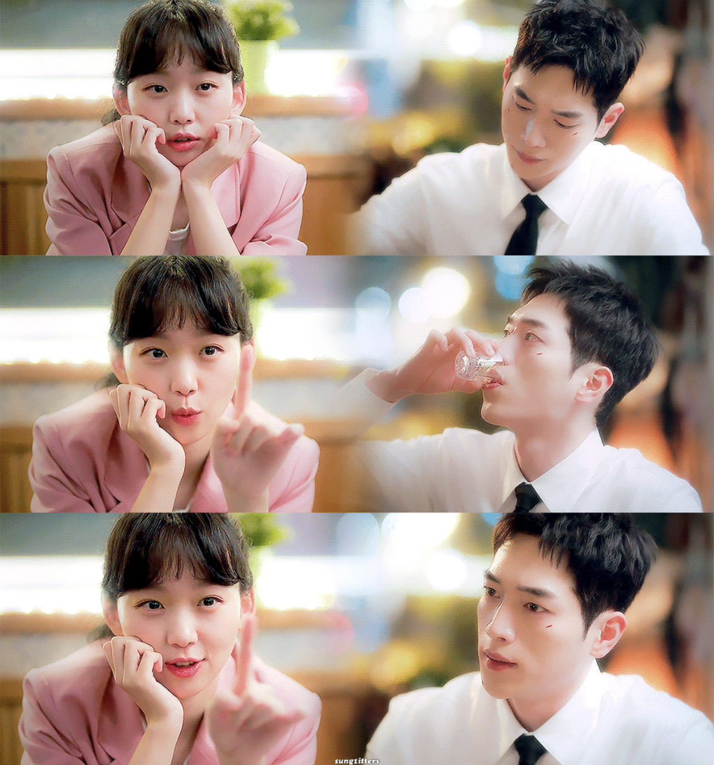 반응 좋은 언더커버 하이스쿨 남여주 서사&케미.gif | 인스티즈