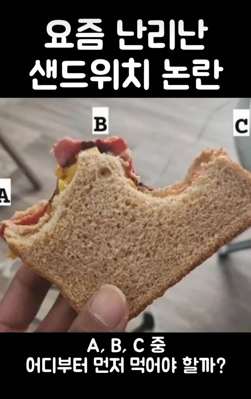[잡담] 요즘 난리난 샌드위치 논란이래 | 인스티즈