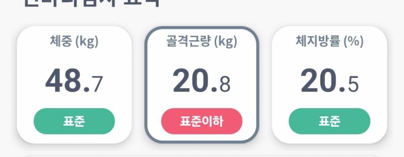 [잡담] 인바디 잘아는 익? 골격량량 표준 이하라는데 상세근육은 표준이상이야 뭐가맞는거야?ㅜㅜㅜ | 인스티즈