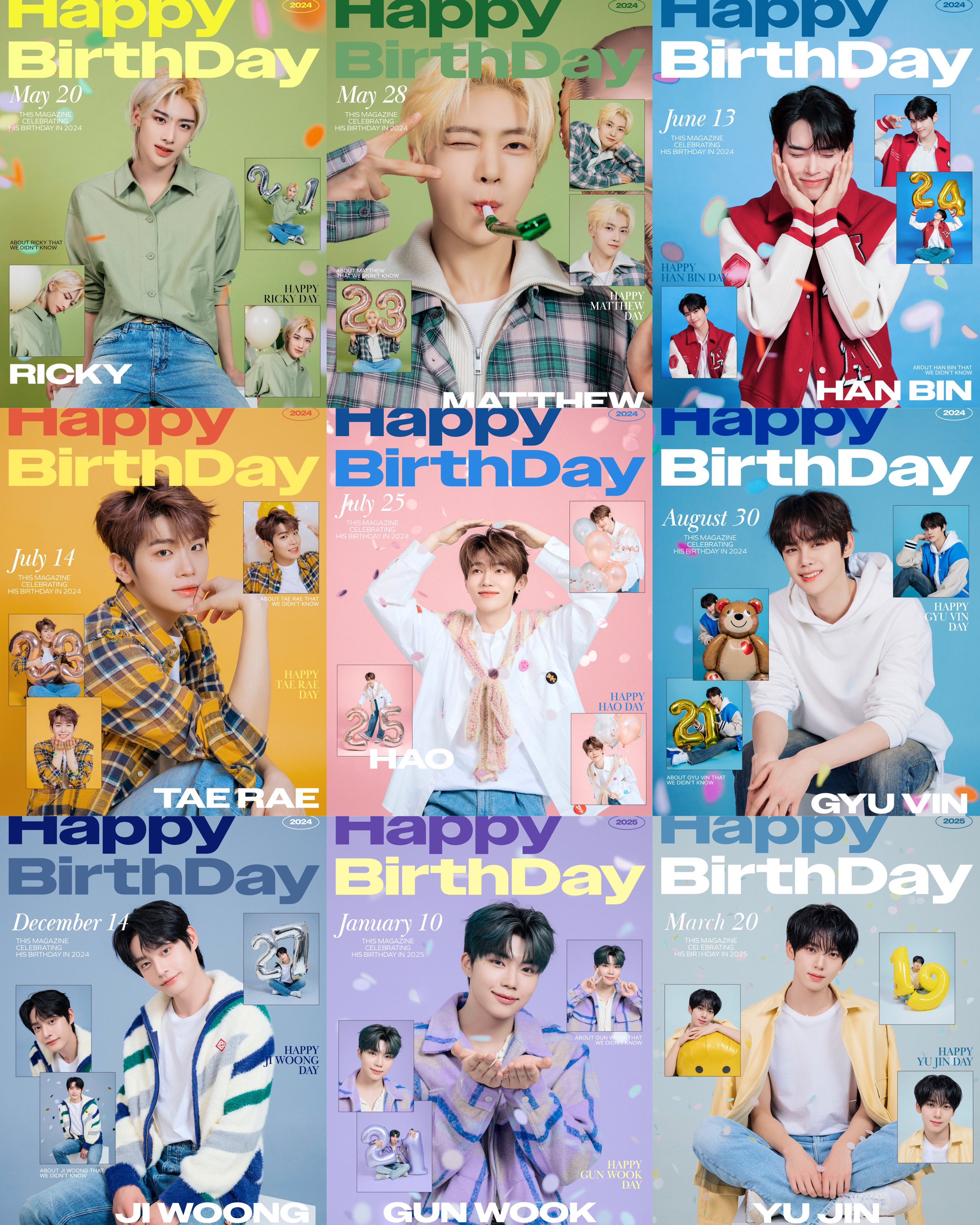 [잡담] 제베원 생일포스터 | 인스티즈