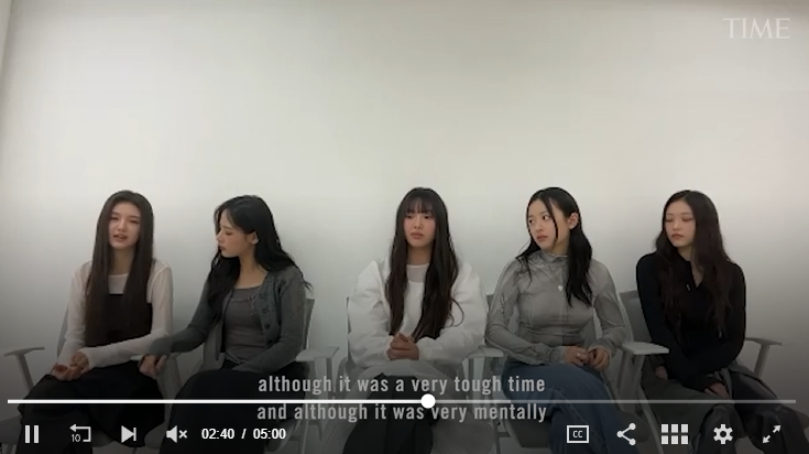 [마플] 뉴진스 타임지 인터뷰에 영상도 있네 | 인스티즈