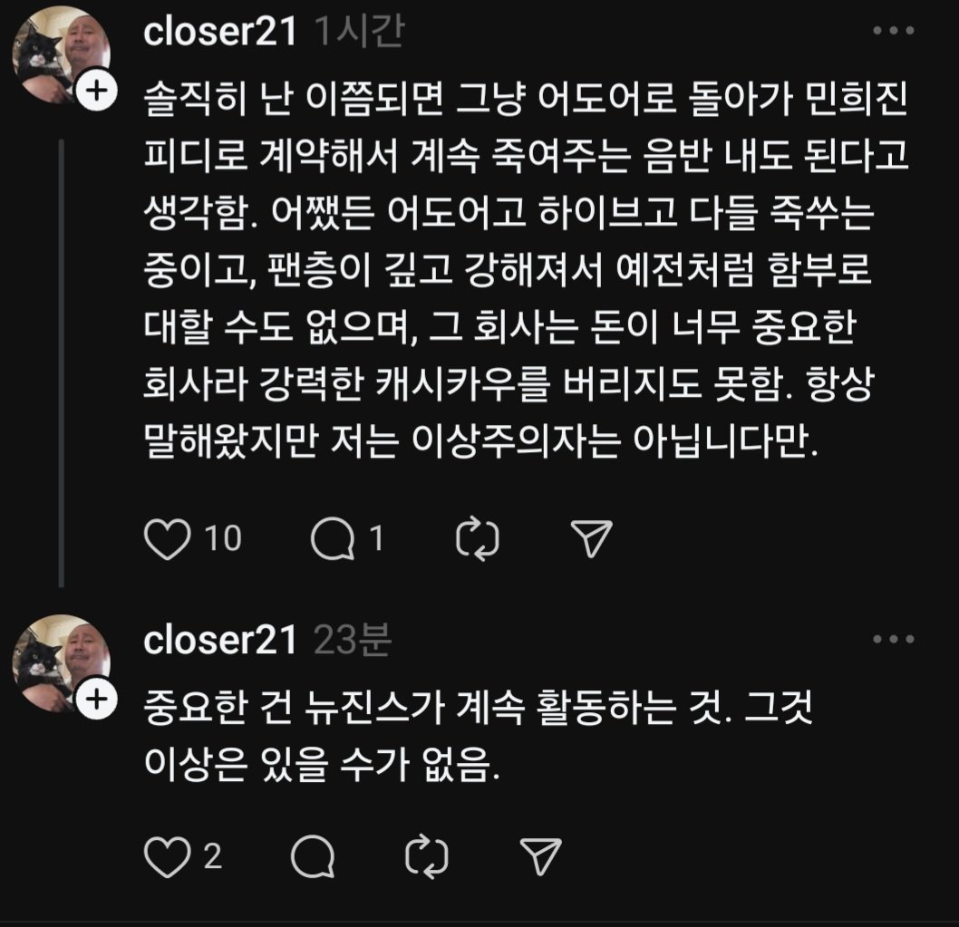 [정보/소식] 뉴진스 팬인 평론가가 올렸던 글들 | 인스티즈