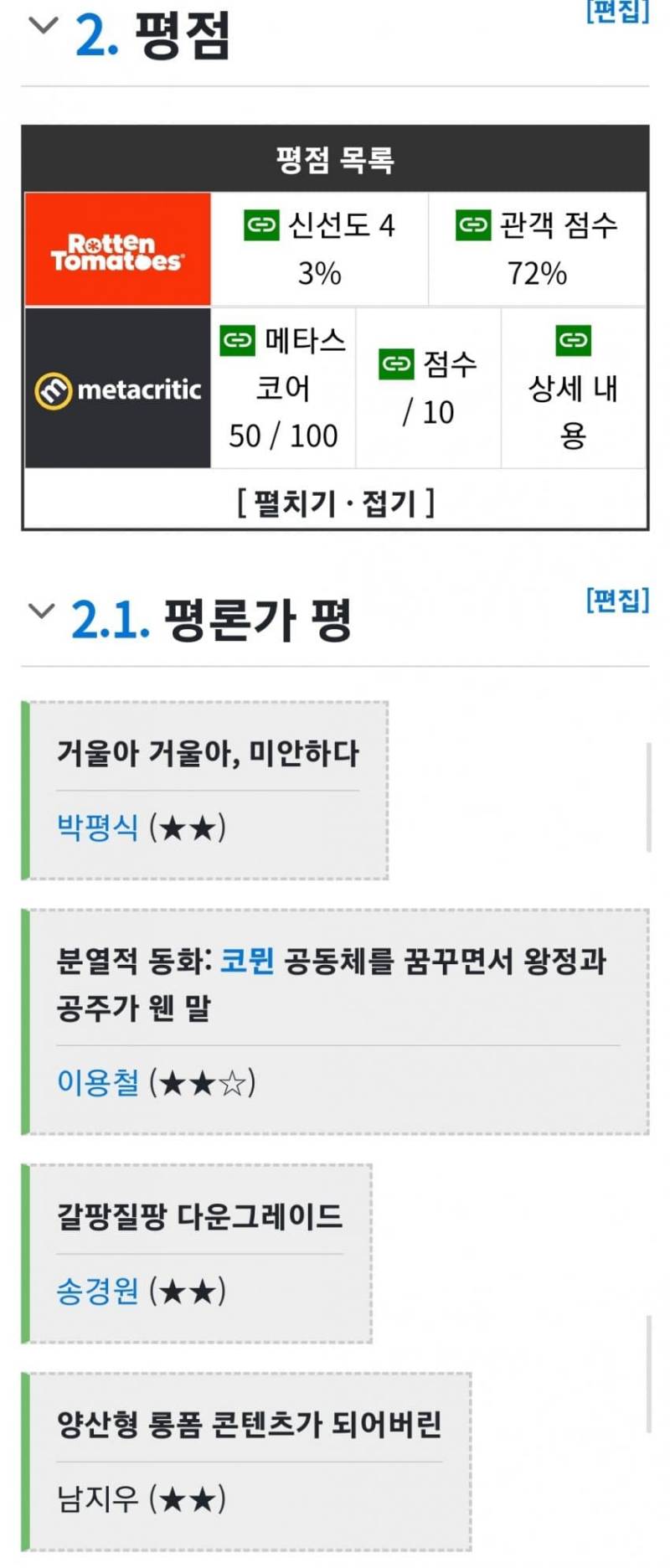 [잡담] 영화 백설공주 평 망했네 | 인스티즈
