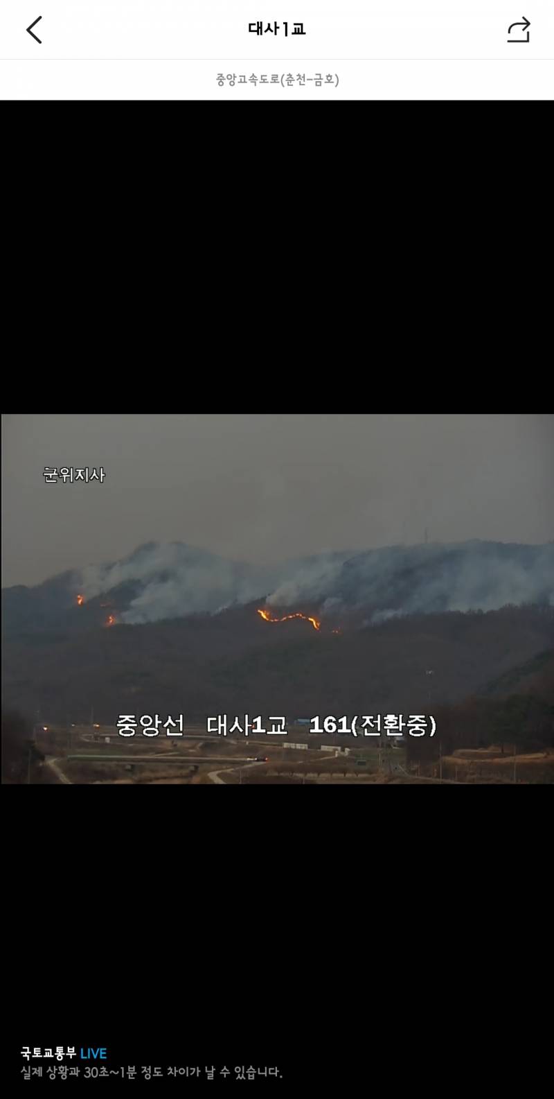[잡담] 씨씨티비로 산불 보는 중인데 너무 현실감없다 | 인스티즈