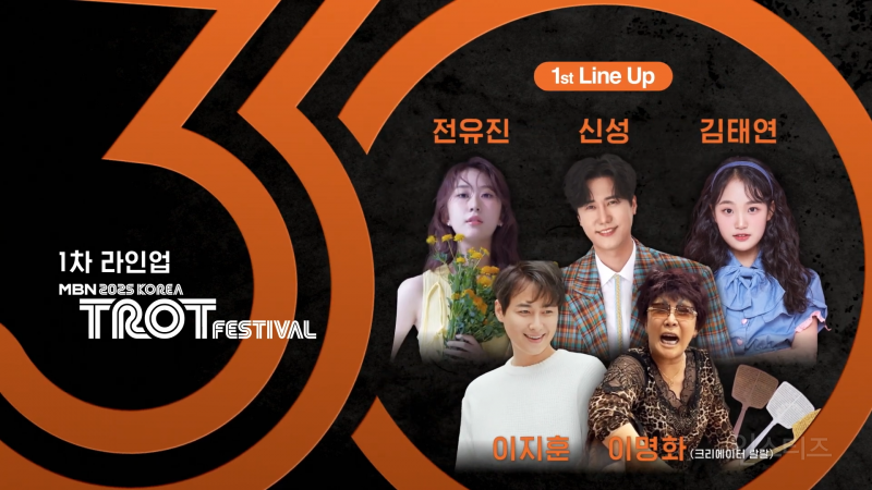 MBN 2025 코리아 트롯 페스티벌 라인업 | 인스티즈