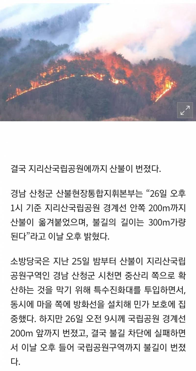 [잡담] 지리산 진짜 걱정된다...내가 제일 좋아하는 산인데... | 인스티즈